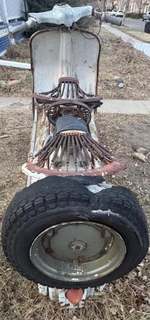 This is a visual of a lambretta ld125 parts bike