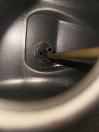 This is a pictorial representation of a vespa gs150 gas tank