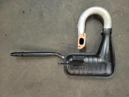 This is a shot of a casa ser 2 lambretta big bore exhaust