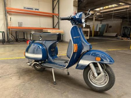 This is a shot of a 1980 vespa p125x