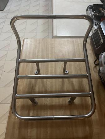 This is an image of a sold front luggage rack