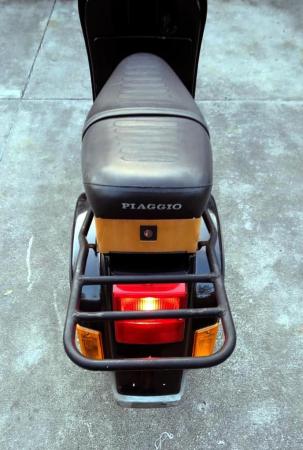 This is an image of a 1993 piaggio vintage vespa hp4