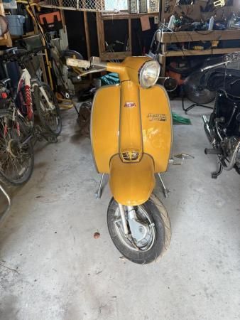 This is a photograph of a 1975 lambretta jet 200/225