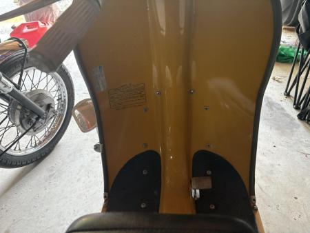 This is a still of a 1975 lambretta jet 200/225