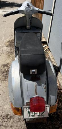 This is a still of a 1980 vespa p200e for sale