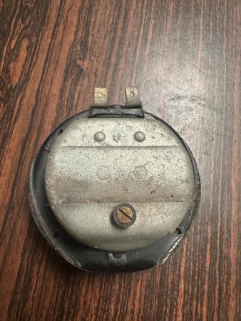 This is a photograph of a vespa rally 200 horn