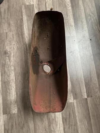 This is a photograph of a vespa rally200 fender