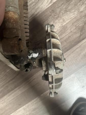 This is a shot of a vespa rally200 fork 