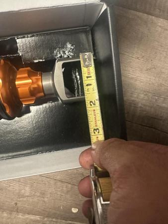 This is a shot of a modern vespa stage 6 shock