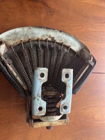 This is a shot of a lambretta riverside saddle seats