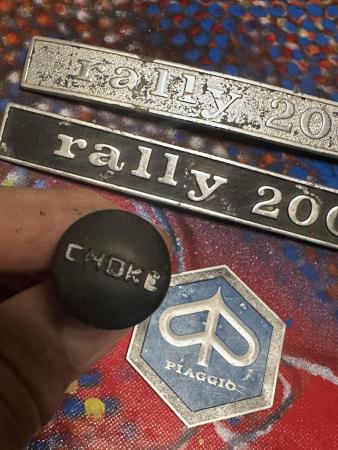 This is a visual record of a rally 200 badges